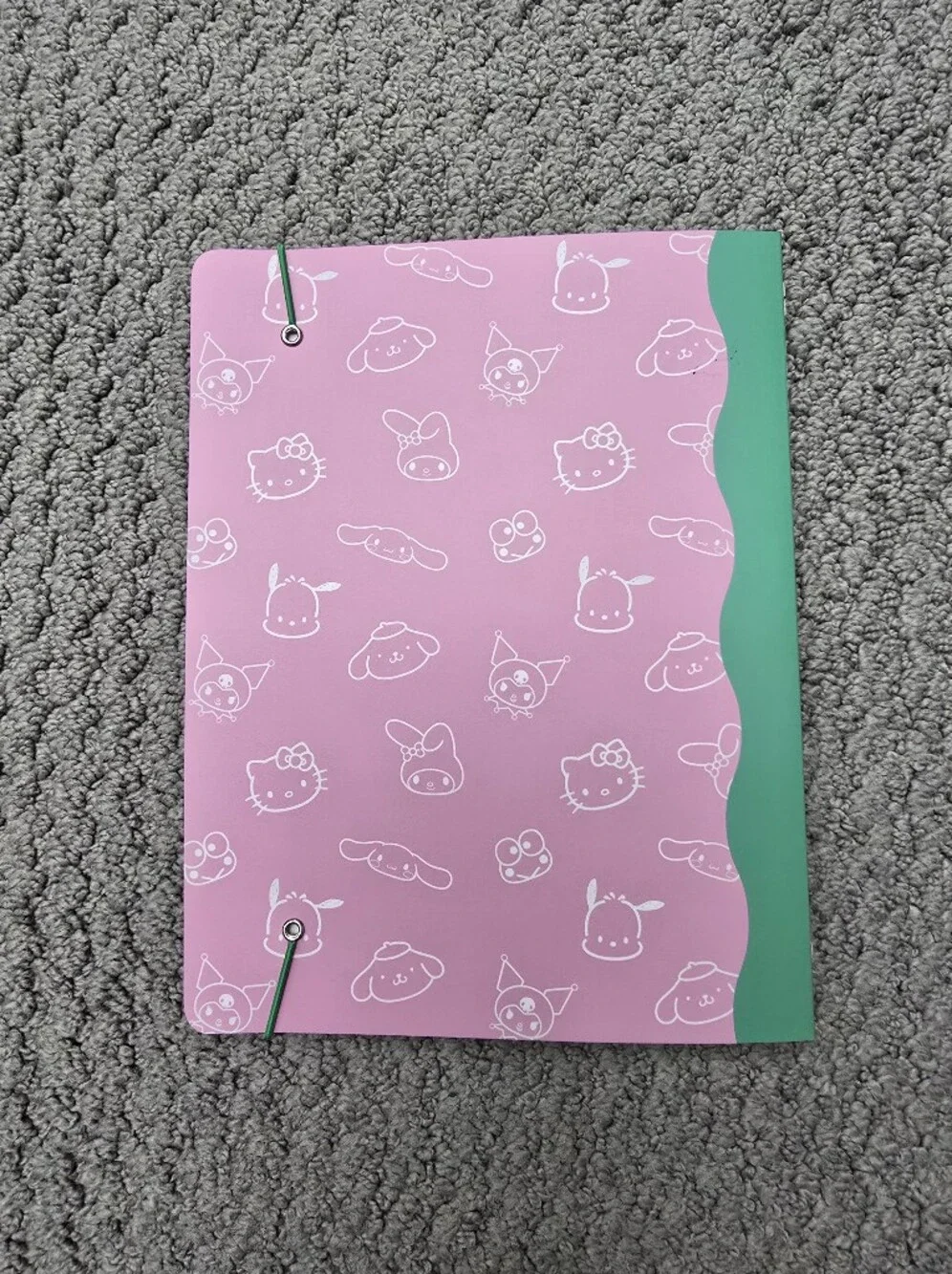 Hello Kitty Pink & Blue 2027 Planner with Elastic Closure